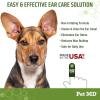 imagePet MD  Dog Ear Cleaner Wipes  Otic Cleanser for Dogs to Stop Ear Itching and Infections with Aloe and Eucalyptus  100 CountFinger Wipes