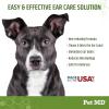 imagePet MD  Dog Ear Cleaner Wipes  Otic Cleanser for Dogs to Stop Ear Itching and Infections with Aloe and Eucalyptus  100 CountRegular Wipes